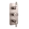 Crosswater Union Brushed Nickel Lever Shower Valve With 2 Way Diverter