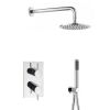 Crosswater Kai Shower Valve Pack with Fixed Head and Handset
