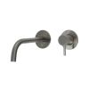 Just Tap Vos Single Lever Wall Mounted Basin Mixer with Slim Spout 150mm
