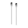 Abacus Isolation Valve Extensions 10Mm To 1/2" Set Of 2 - Chrome
