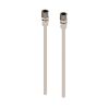 Abacus Isolation Valve Extensions 10Mm To 1/2" Set Of 2 - Brushed Nickel