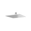 Crosswater Square Zion 200mm Shower Head-Brushed Stainless Steel