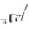 Flova Fusion 4-hole deck mounted bath and shower mixer with shower set