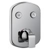 Flova Fusion thermostatic concealed 2-button GoClick® shower valve