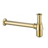 Just Taps Antique Brass Traditional bottle trap with 300mm pipe