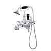 Just Taps Grosvenor Pinch Bath Shower Mixer Wall Mounted with Kit