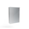 Saneux GLACIER+ 50cm 1 door Aluminium Mirror Cabinet