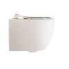 Crosswater Glide II Matt White Wall Hung Short Projection Rimless Toilet & Soft Close Seat