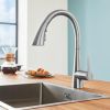 Grohe Zedra single lever monobloc with extractable trigger spray/mousseur – Supersteel