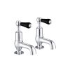 Just Taps Grosvenor Lever Cloakroom Basin Taps-Brass With Chrome Finishing.