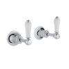 Just Taps Grosvenor Lever Wall Valves 1/2