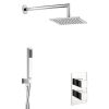 Crosswater Water Square 2 Outlet 2-Handle Shower Bundle