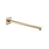 Just Taps Hix Brushed Brass 380mm Shower Arm