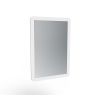 Saneux HYDE 55cm 1 door recessed electric mirror cabinet (LH) – Matte White