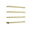 Just Taps OBI Electric Only Towel Rail Brushed Brass