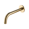 Just Taps Vos Brushed Brass Bath/Basin Spout – 150mm