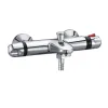Just Taps Contract Thermostatic Bath Shower Mixer Tap Wall Mounted - Chrome