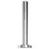 Just Taps Round Extractable Shower Handle with Hose and Overflow-Chrome