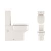 Crosswater Kai S Compact Close Coupled Toilet with Cistern & Soft Close Seat