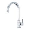 Just Taps Kubix Pull Out Single Lever Sink Mixer, Swivel Spout – KP181