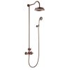 Flova Liberty exposed thermostatic shower column with shower set 