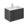 Crosswater Limit 700 Single Drawer Unit with Ice White Glass Basin