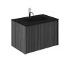 Crosswater Limit 700 Single Drawer Unit with Midnight Black Glass Basin