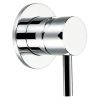 Flova Levo concealed manual shower mixer with single outlet (round plate)