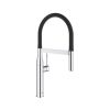 Grohe Essence Single Lever Half Inch Chrome Kitchen Sink Mixer Tap