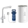 Grohe Red Duo Kitchen Sink Mixer Tap With M Size Boiler