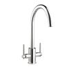 Clearwater Rococo C Twin Lever Monobloc Kitchen Sink Mixer Tap