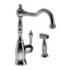 Abode Bayenne Single Lever Kitchen Tap With Integrated Handspray Chrome
