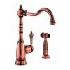 Abode Bayenne Single Lever Kitchen Tap With Integrated Handspray Century Copper