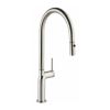 Abode Tubist Single Lever Pull Out Kitchen Mixer Tap - Brushed Nickel