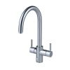 Insinkerator 4N1 Touch J Shape Steaming Hot Water Tap With NeoTank And Filter – Chrome