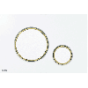 Alca Thin Flush Plate (Round) - White & Gold