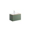 Crosswater Mada 600 Unit with Mineral Marble Basin Sage Green -MA6000DSGR