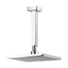 Crosswater Planet 200mm Square Fixed Head with 200mm Ceiling Arm