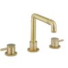 Crosswater MPRO Industrial Unlacquered Brushed Brass 3 Tap Hole Basin Mixer
