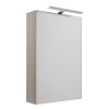 Just Taps Mirror Cabinet with Light, 460mm – Grey