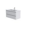 Catalano New Light 100 2 drawer unit Gloss White