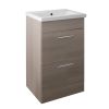 Just Taps Pace 500 Floor Standing Unit with Drawers and Basin – Grey