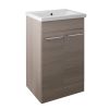 Just Taps Pace 500 Floor Standing Unit with Doors and Basin – Grey