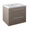 Just Taps Pace 600 Wall Mounted Unit with Drawers and Basin – Grey