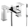 Just Taps Plus Lava Deck Mounted Bath Shower Mixer With Kit