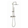 Crosswater Central Brushed Stainless Steel Multifunction Thermostatic Shower Kit - RM530WV+
