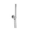 Just Taps Round Water Outlet and Holder with Metal Hose and Slim Handshower-Chrome