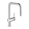 Grohe Minta single lever monobloc with extractable trigger spray/mousseur – Chrome