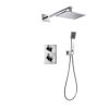 Flova Spring thermostatic 3-outlet shower pack with dual function rainshower and handshower kit