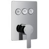 Flova Spring concealed manual GoClick® 3-outlet valve